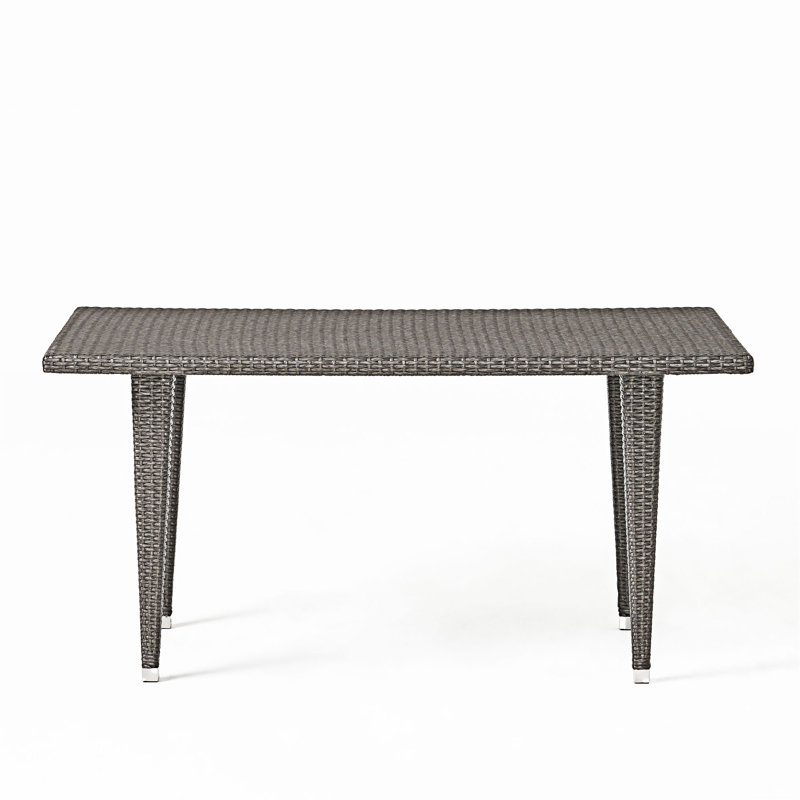 Table de salle à manger d'extérieur, Gris