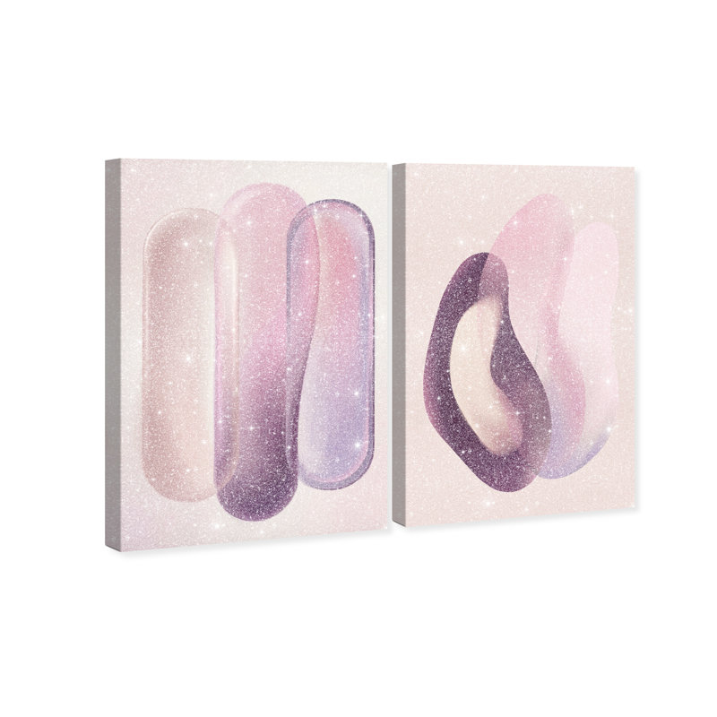 Berry Love Set Set by Oliver Gal, 48"H x 32"W, Gallery Wrapped
