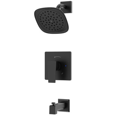 Verity Single Handle Wall Mounted Tub and Shower Trim Kit