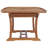 Daina Rectangular Teak Extendable Outdoor Dining Table With Umbrella Hole , 71'' in. W 43'' in. D