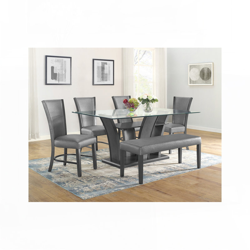 Chaise d'appoint 2 pièces, Gris