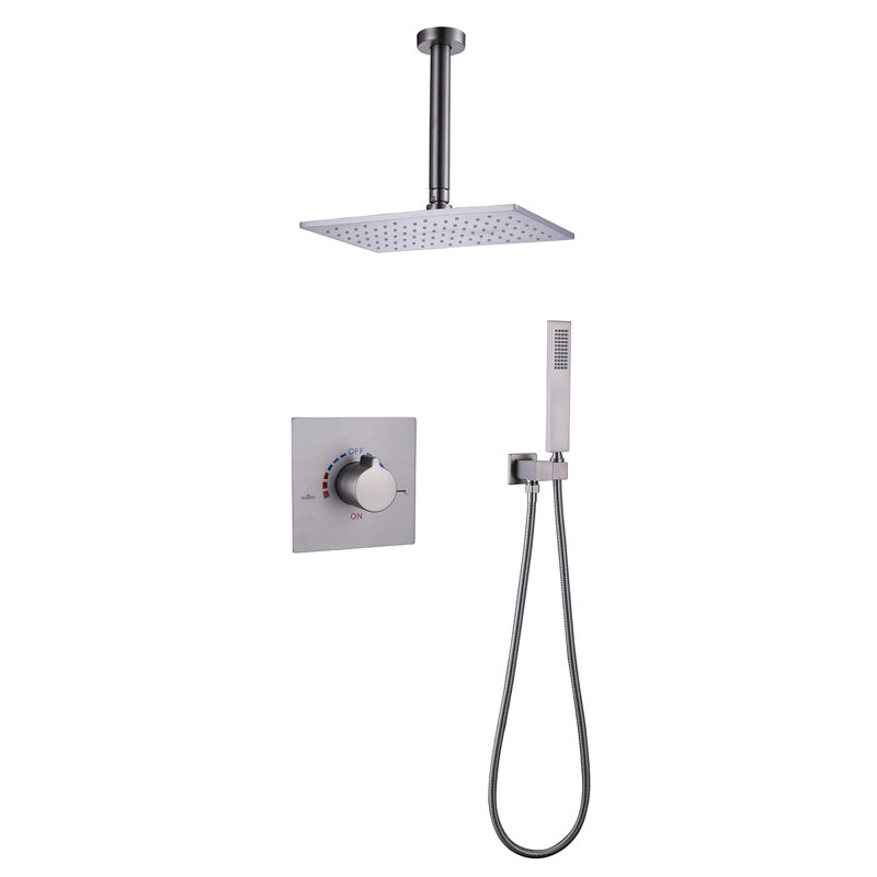 All-In-One Kit with Rough in-Valve, Brushed Nickel
