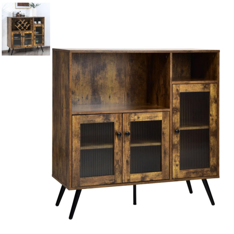 Thermia 97cm Sideboard, Rustic Brown