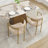 Modern Bouclé Upholstered Dining Armchair with Metal Frame-1486280461-1486280448-1486280452
