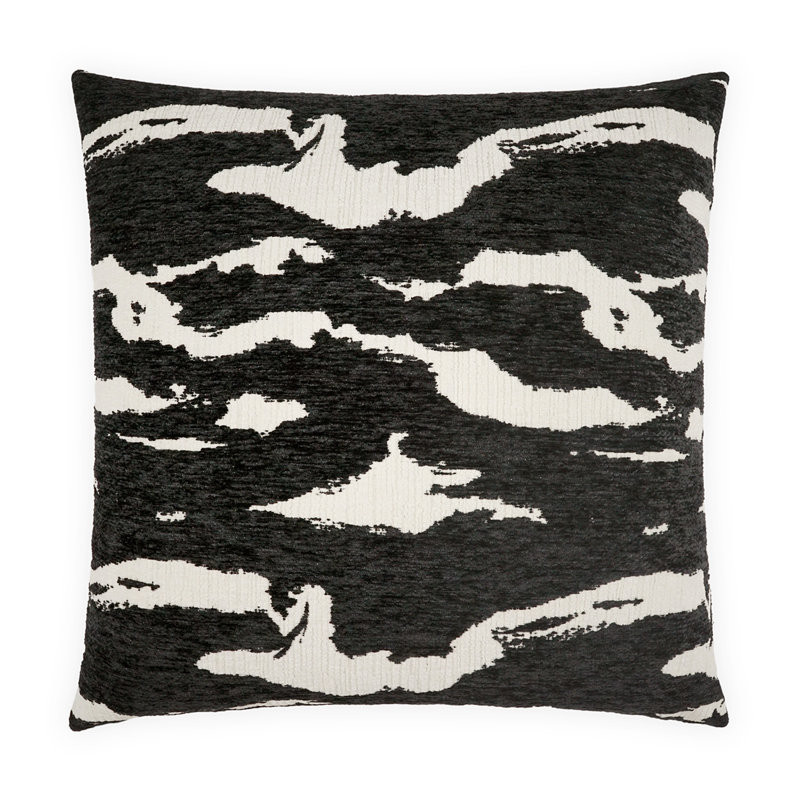 Felix Square Pillow Cover & Insert, Caviar