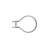 Clear Button Shower Curtain Hook