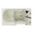 Prairie 46" x 26" Walk in Soaking Bathtub-23011134-23011136
