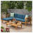 LSHAPE SOFA SET,TEAK-166002965