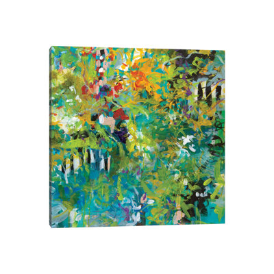 Garden Gate by Jan Weiss - Painting on Canvas