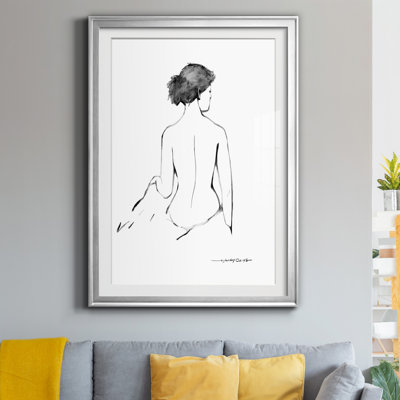 " Sketchy Silhouette II " Painting Print