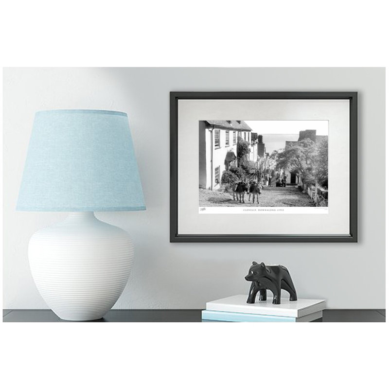 Clovelly, Downalong C1955 - Single Picture Frame Print, 40cm H x 50cm W x 2.3cm D