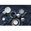 Bay Colors Blue Bay Colors 12-Piece Dinnerware Set-425371417