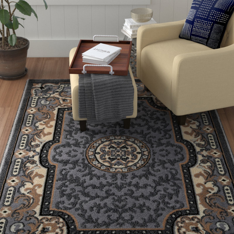 Sartain Oriental Shag Area Rug, Rectangle 120 x 170cm