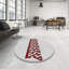 Tapis brun/blanc cassé à motifs-1091099239