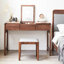 Black walnut solid wood clamshell dresser