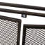 Pare-feu en fer mat - 103,5 cm (l) x 76,2 cm (h), durable, fonctionnel et facile à installer
