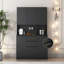Armoire de cuisine 74 po autoportante avec 6 portes, 3 tablettes et 2 tiroirs, armoire de cuisine polyvalente, armoire de rangement pour artisanat, rangement pour salle de lavage-1649858116