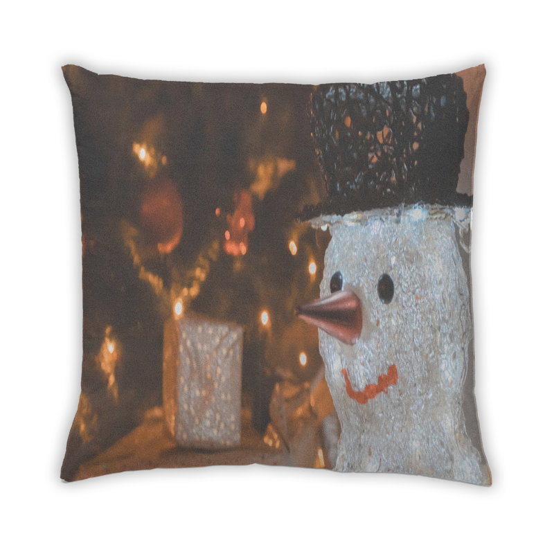 Outdoor Throw Pillow, Microsuede