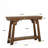 41 Inch Wood Console Table Behind Couch, 2-Tier Small Entryway Table With Storage, Farmhouse Narrow Sofa Table For Hallway, Living Room