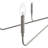 Pilar 6-Light Brushed Nickel Chandelier-127380262