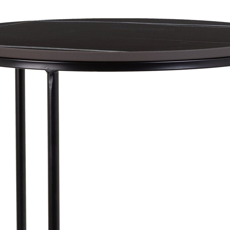 Gamino Frame Nesting Tables, Black, Black