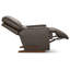  Fauteuil inclinable manuel berçant en cuir Kells Match-113658687