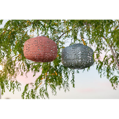 Soji 11'' Solar Powered Integrated LED Outdoor Lantern