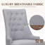 51cm H Tufted Fabric Upholstered Side Chair-122898911