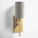 Lyla Single Light Steel Dimmable Wallchiere