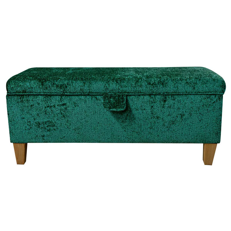 Polyester Upholstered Storage Bench