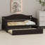 Multi-Functional Wood Daybed Featuring Hidden Trundle Bed and Dual-Purpose Sofa Design-129687909