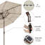 Parasol de marché lumineux 9 pi-581271276