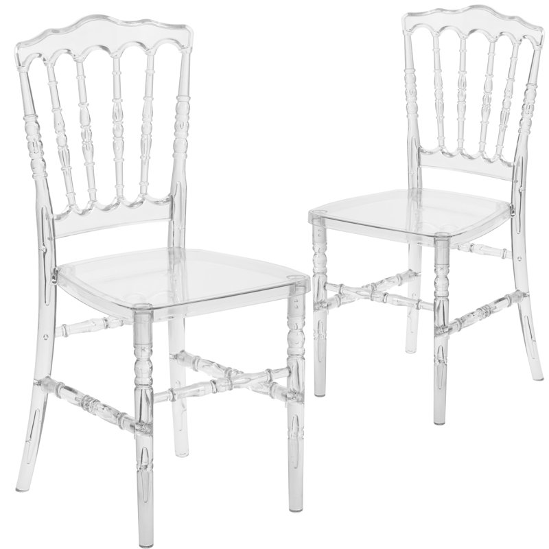 Chaise empilable Wintour Crystal Ice Napoleon