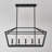 5-Light Farmhouse Kitchen Island Linear Chandelier