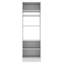 Armoire de rangement Hokku Designs Hazel 2 portes avec porte horizontale et 3 tablettes en bois