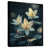 Toile avec cadre flottant noir