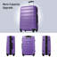 Ensemble de valise à roulettes 3 pièces avec serrure TSA 20 "24" 28 "Disponible