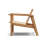 Haven Low Chair, Modern Teak Adirondack