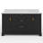 Barnhart 60" Fully Assembled Double Sink Bathroom Vanity with Marble Like Engineer Stone Top, Backsplash, Ceramic Sink, Gold Handles-1147204227