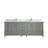 Aberdeen 84'' Double Bathroom Vanity with Quartz Top-94240504-94240494