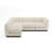 Myrhn Chenille L-Shaped Sleeper Sectional -832597300