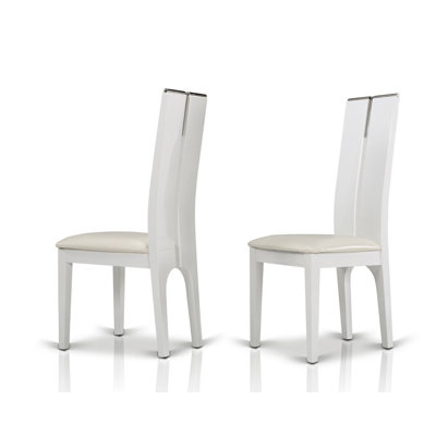 Oman 19.7'' H Faux Leather Upholstered Side Chair