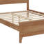 Base de lit moderne à profil bas avec structure de lattes interne robuste pour une stabilité optimale du matelas