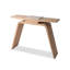 Wabi Sabi Light Oak Open Frame Console Table For Hallway