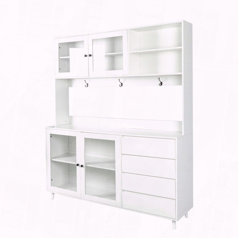 Rangement autoportant pour armoire de cuisine, Blanc