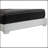 Elegant White Platform Bed For Relaxed Spaces