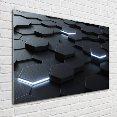 Abstraction - No Frame Print on Glass