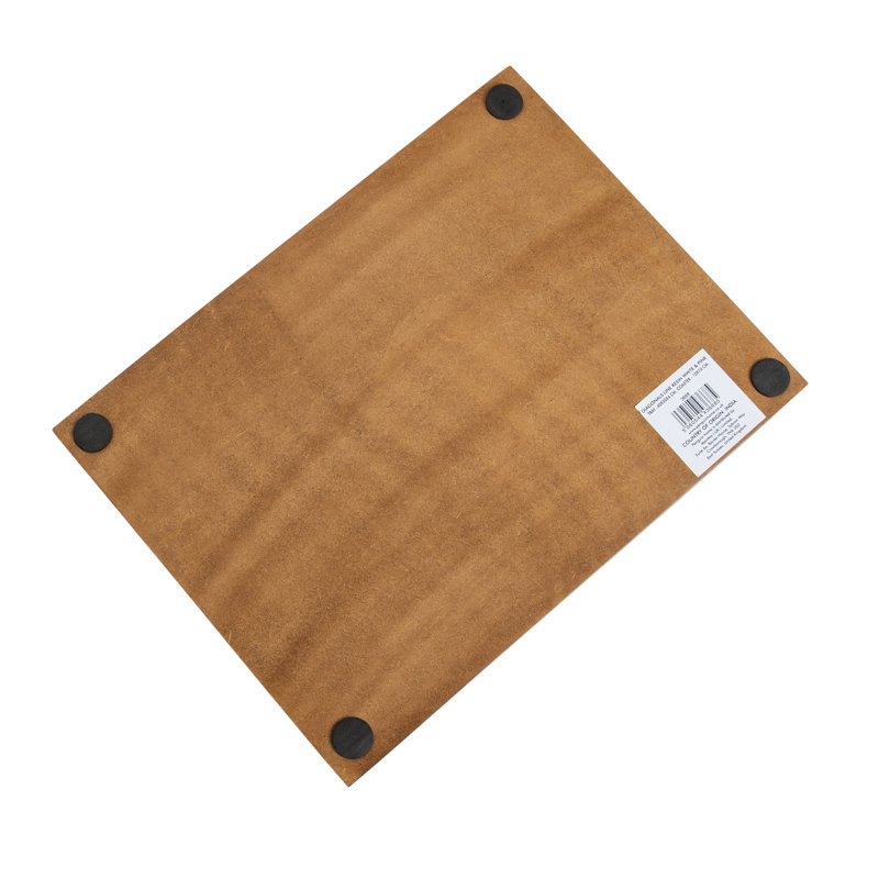 Affan Solid Wood Tray, White/Pink