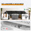 Canapé modulaire surdimensionné en U de 131,9 po de largeur, canapé modulaire profond avec repose-pieds Corduroy Comfy Cloud Couch avec repose-pieds pour le salon, aucun assemblage requis-1237860651