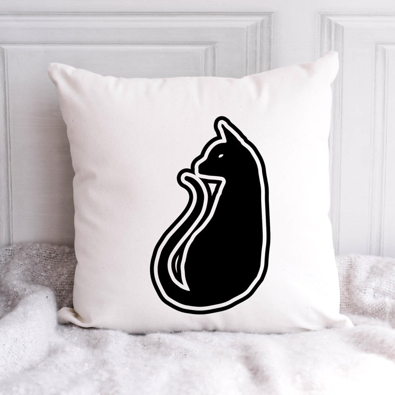 Nautical Sea Life_88 - Coussin décoratif en polyester, H 16 po x l 16 po